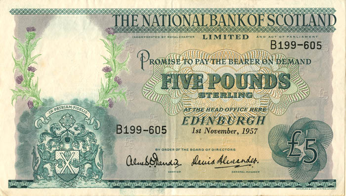 Scotland P-262 - Foreign Paper Money